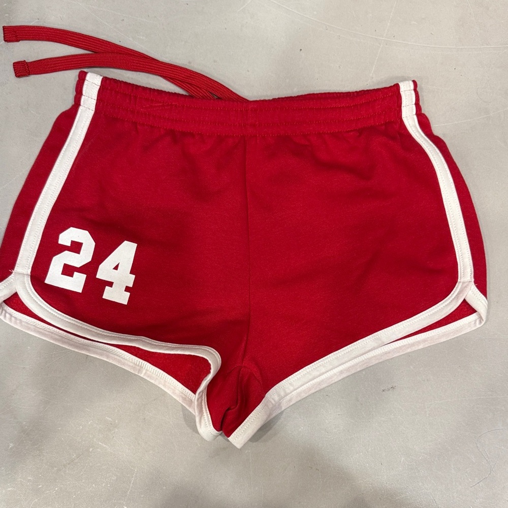 Red Women's Athletic Shorts
